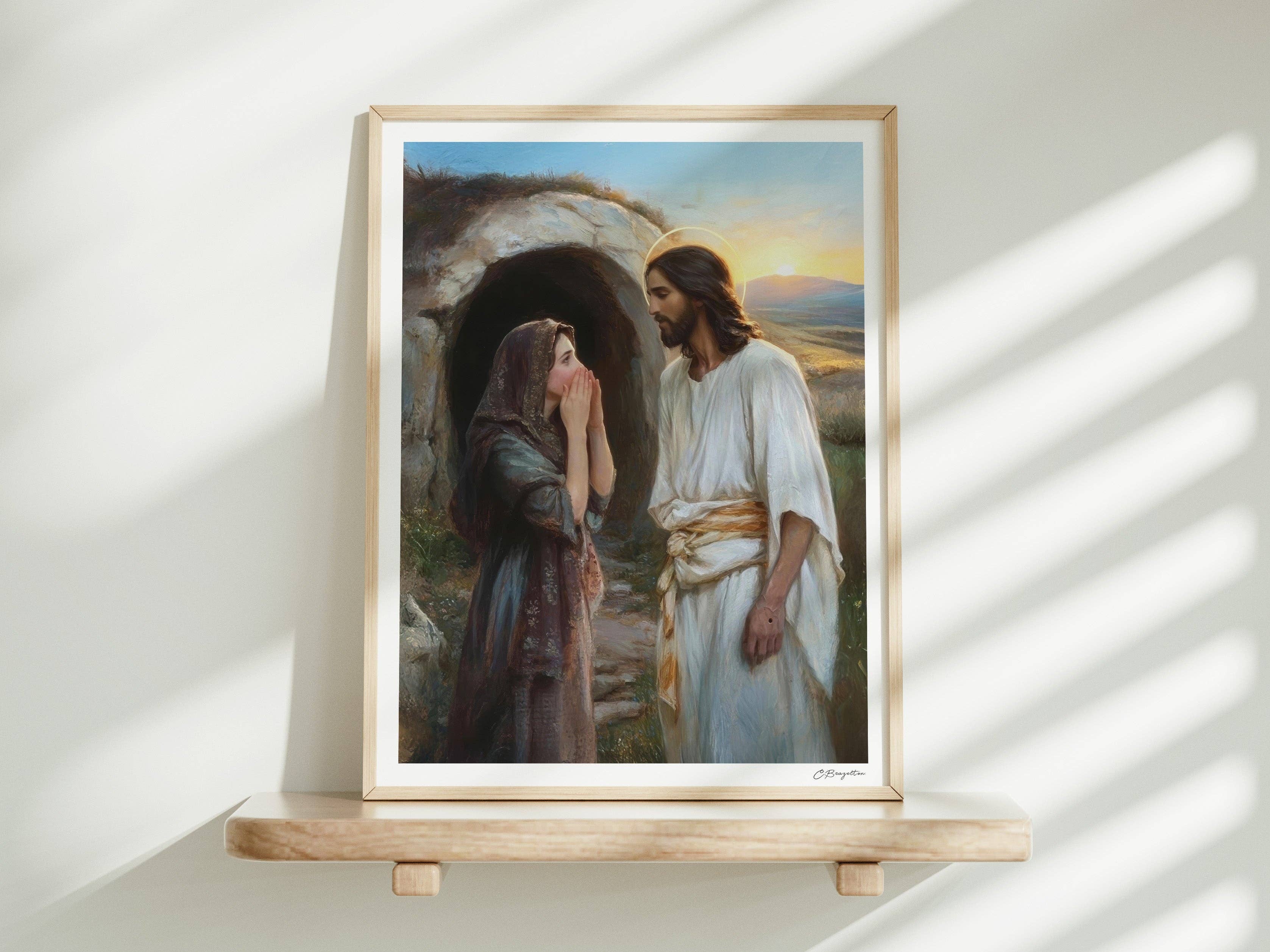 The Painted Gospel - Vendita all'ingrosso Stampa artistica - Il mio Redentore vive | Stampa d'Arte Fatta a Mano Firmata1