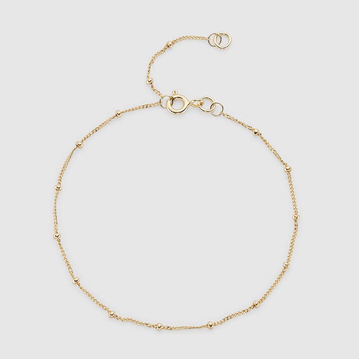 Barbican 9ct Yellow Gold Beaded Bracelet for wholesale by Auree Jewellery