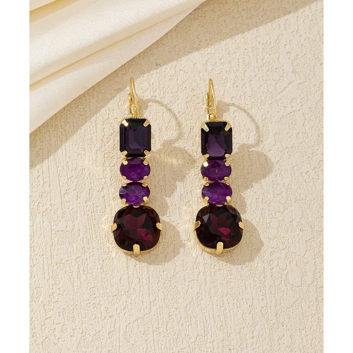 Blossom bijoux - Wholesale Dangle Earrings - Dangling rhinestone earrings – 26AHBOL0206