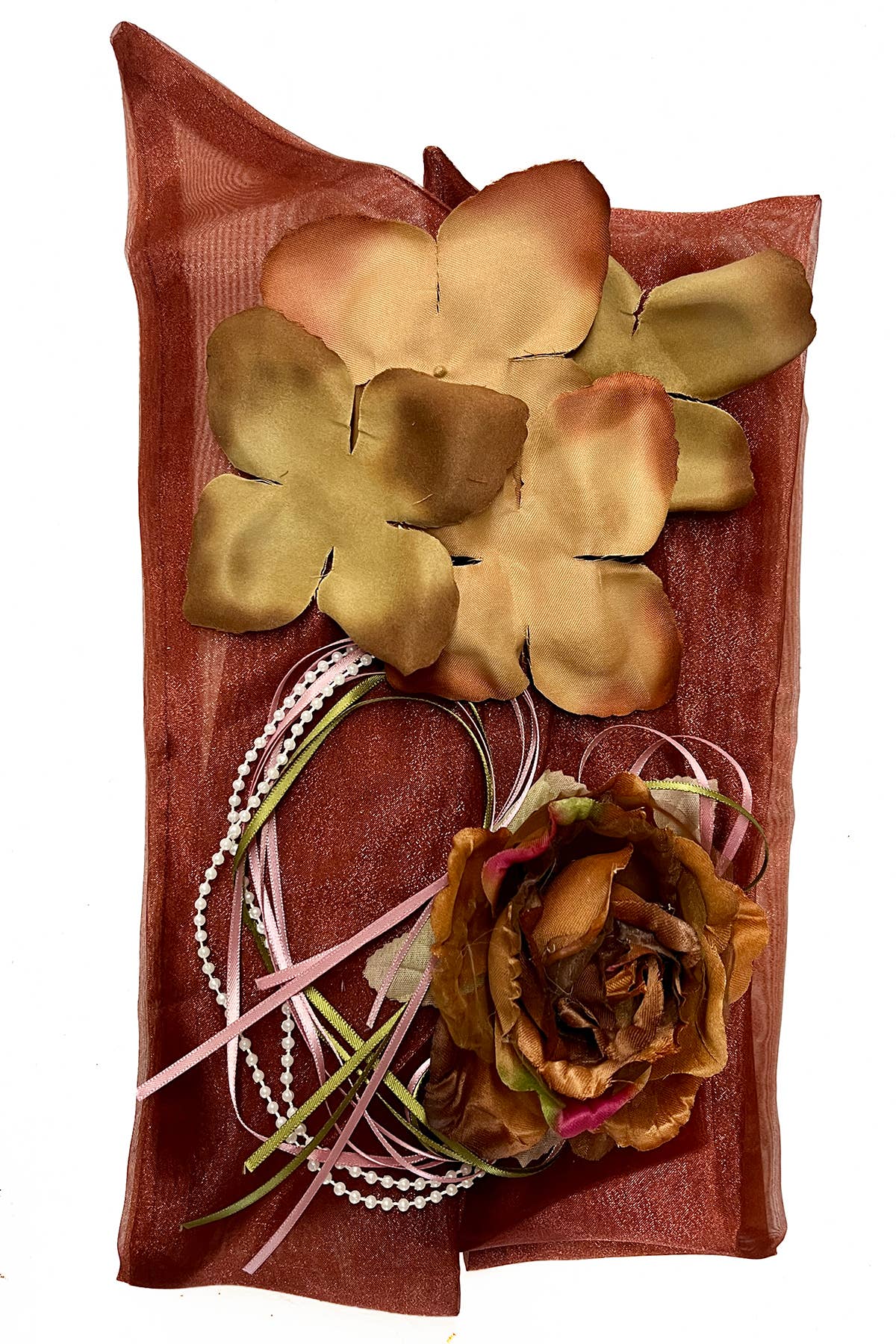 Kid's Dream - Wholesale Dress - Baby - Satin Flower Petal Baby Dress with Organza Sash19