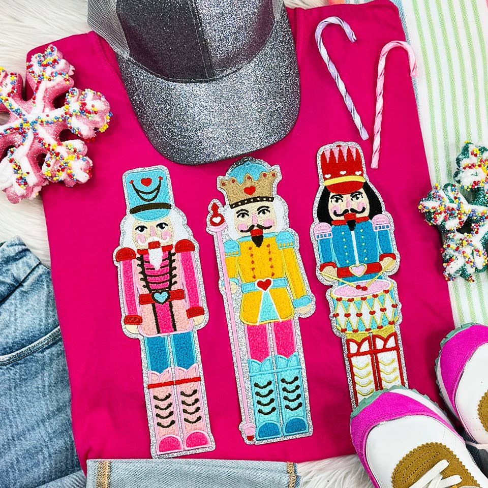 Trendy Transfers - Vendita all'ingrosso Toppe - Pacchetto di toppe ricamate in ciniglia schiaccianoci (nuovi colori)1