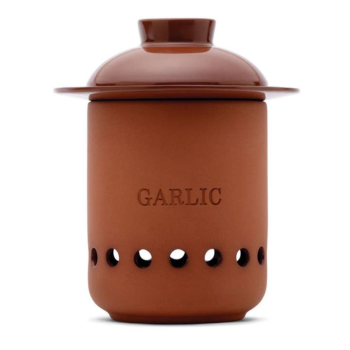Terracotta Container For Garlic Holder | Heads & Cloves for wholesale by Monkey Business Design USA LLC