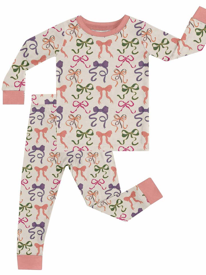 Lazos - Pijama de LS/Pantalones para Niños Pequeños para venta al por mayor de Goosies