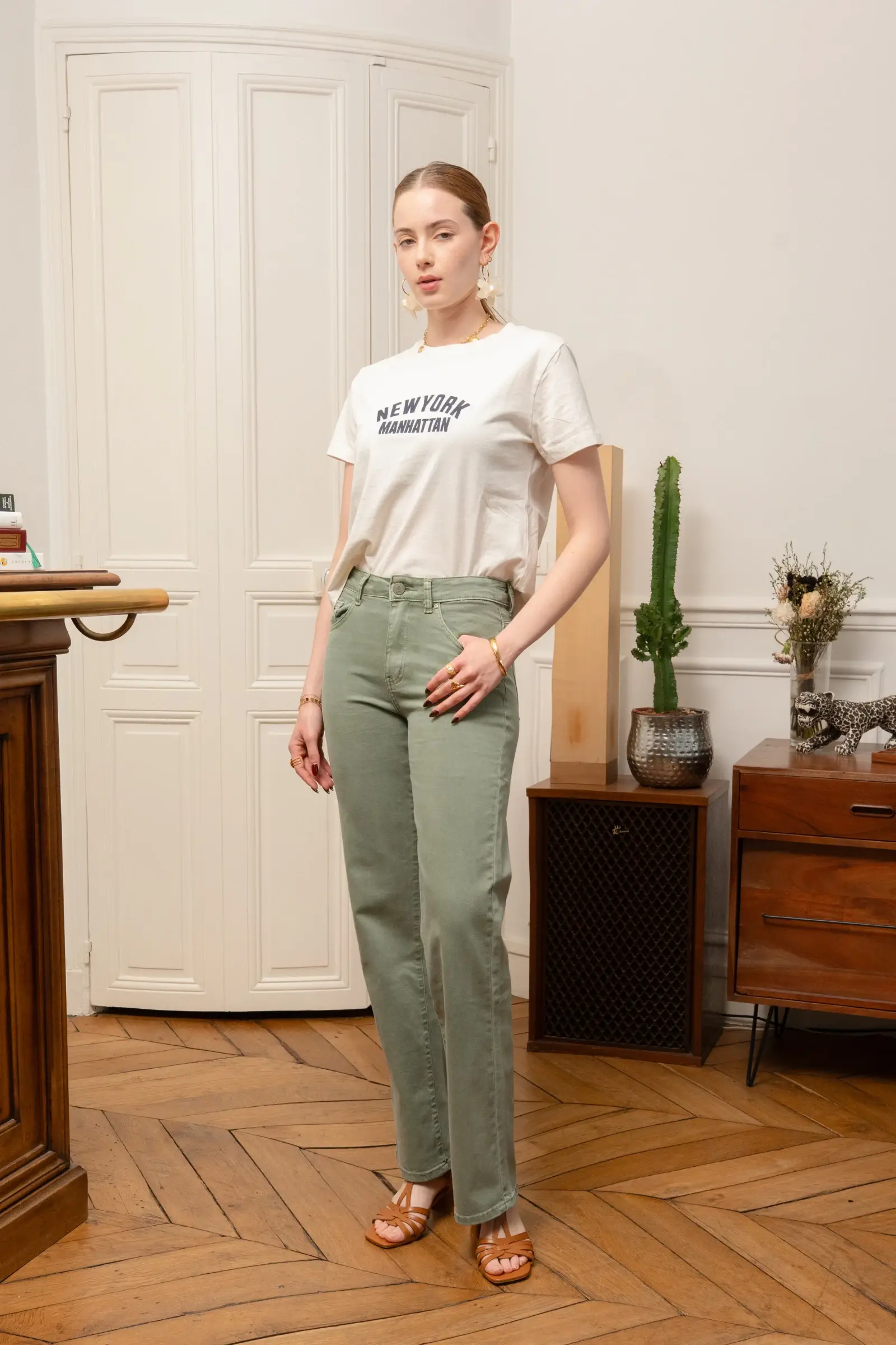 Vivid - Vendita all'ingrosso Jeans - Donna - Jean a gamba larga colore35