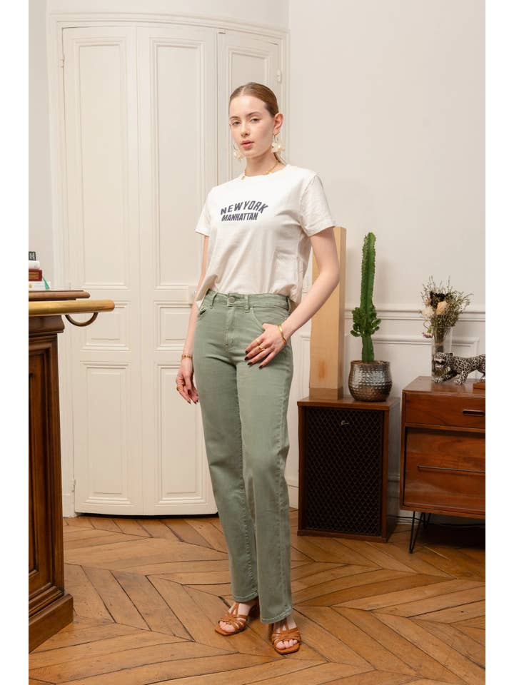 Vivid - Vendita all'ingrosso Jeans - Donna - Jean a gamba larga colore35