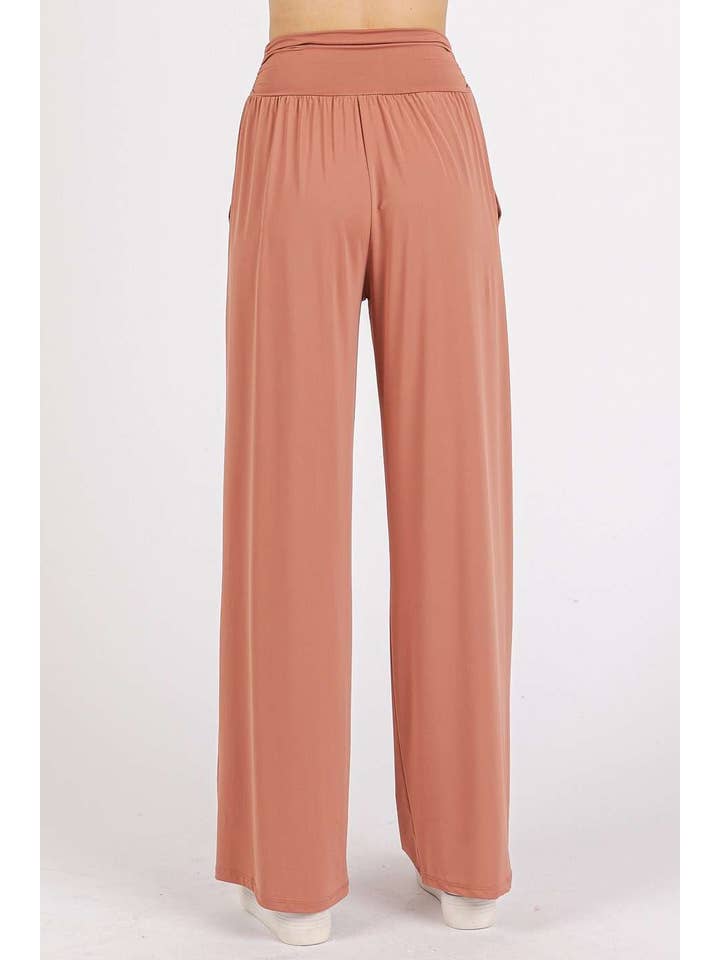 mittoshop - Wholesale Athletic pants – Women′s - YOGA AIR STRETCH BANDED WAIST STRAIGHT LEG PANTS5