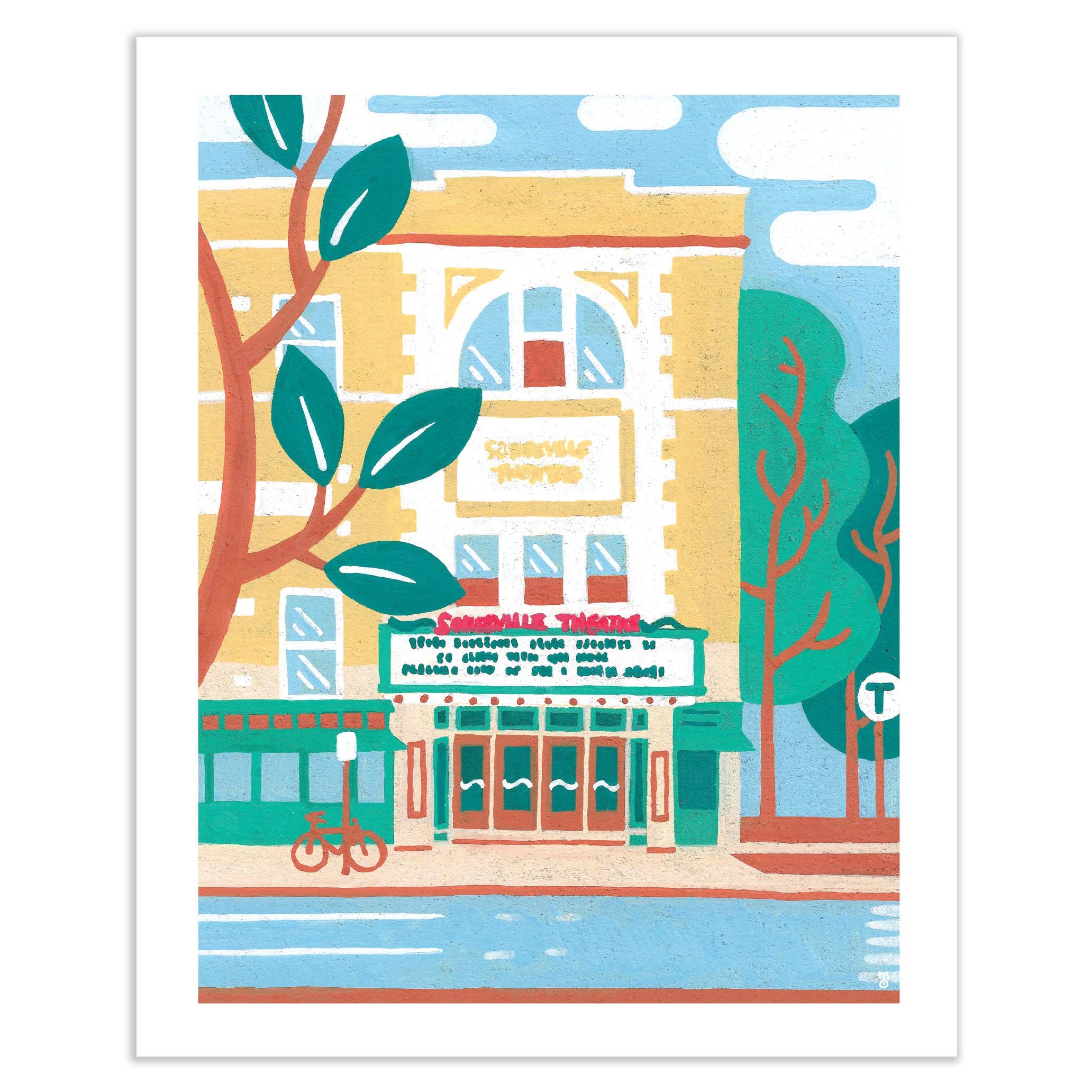 Ohello Boston - Wholesale Art Print - Somerville Theater0