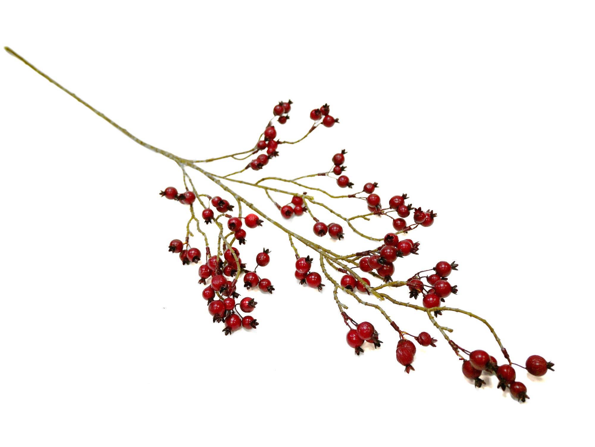 DRYdecorations - Wholesale Artificial Flowers - Luxe Berryspray red tak 1