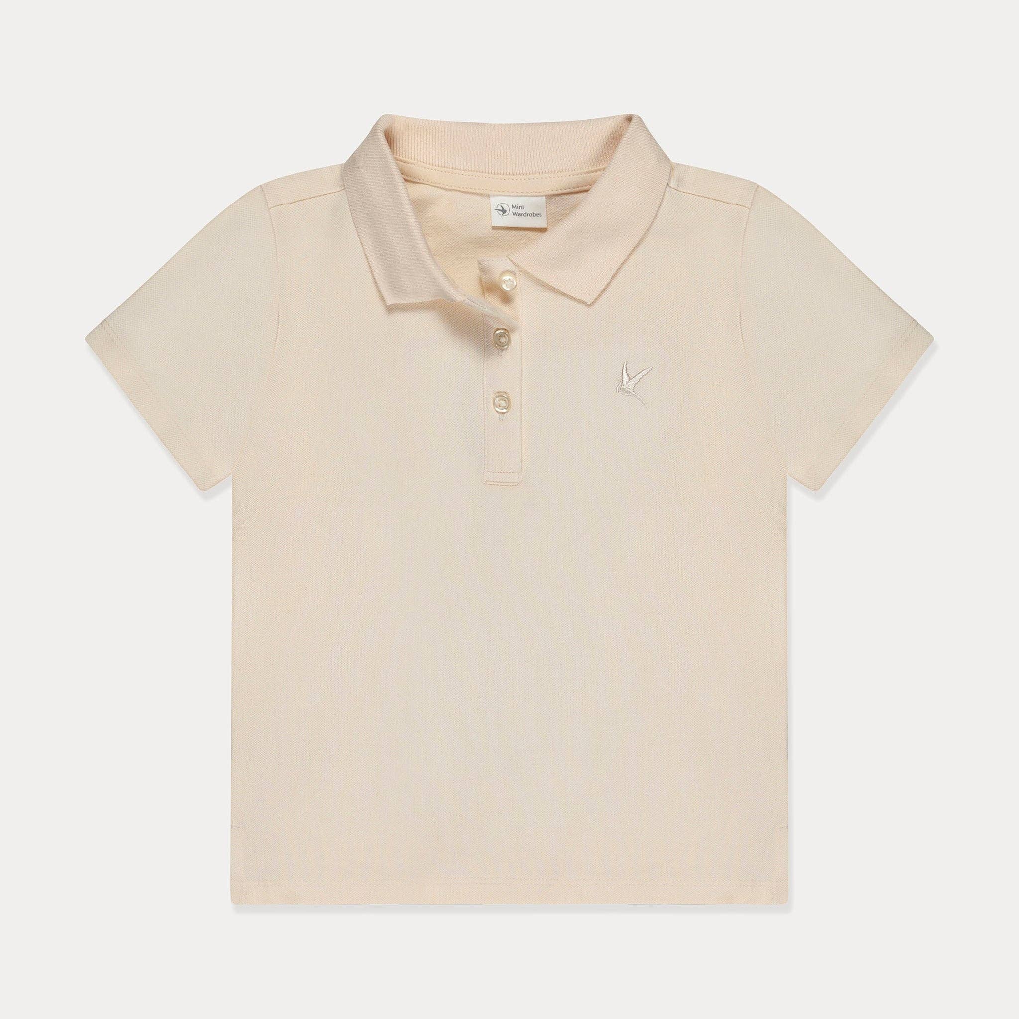 Mini Wardrobes – Großhandel T-Shirt – Kinder – Kurzärmeliges Polohemd aus Baumwolle für Kleinkinder, Mädchen und Jungen2