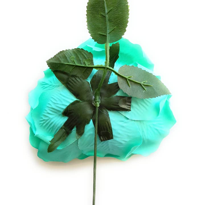 BRANDELIA - Wholesale Artificial Flowers - Flamenco Flower Big Hair Ø19cm · Green Water1