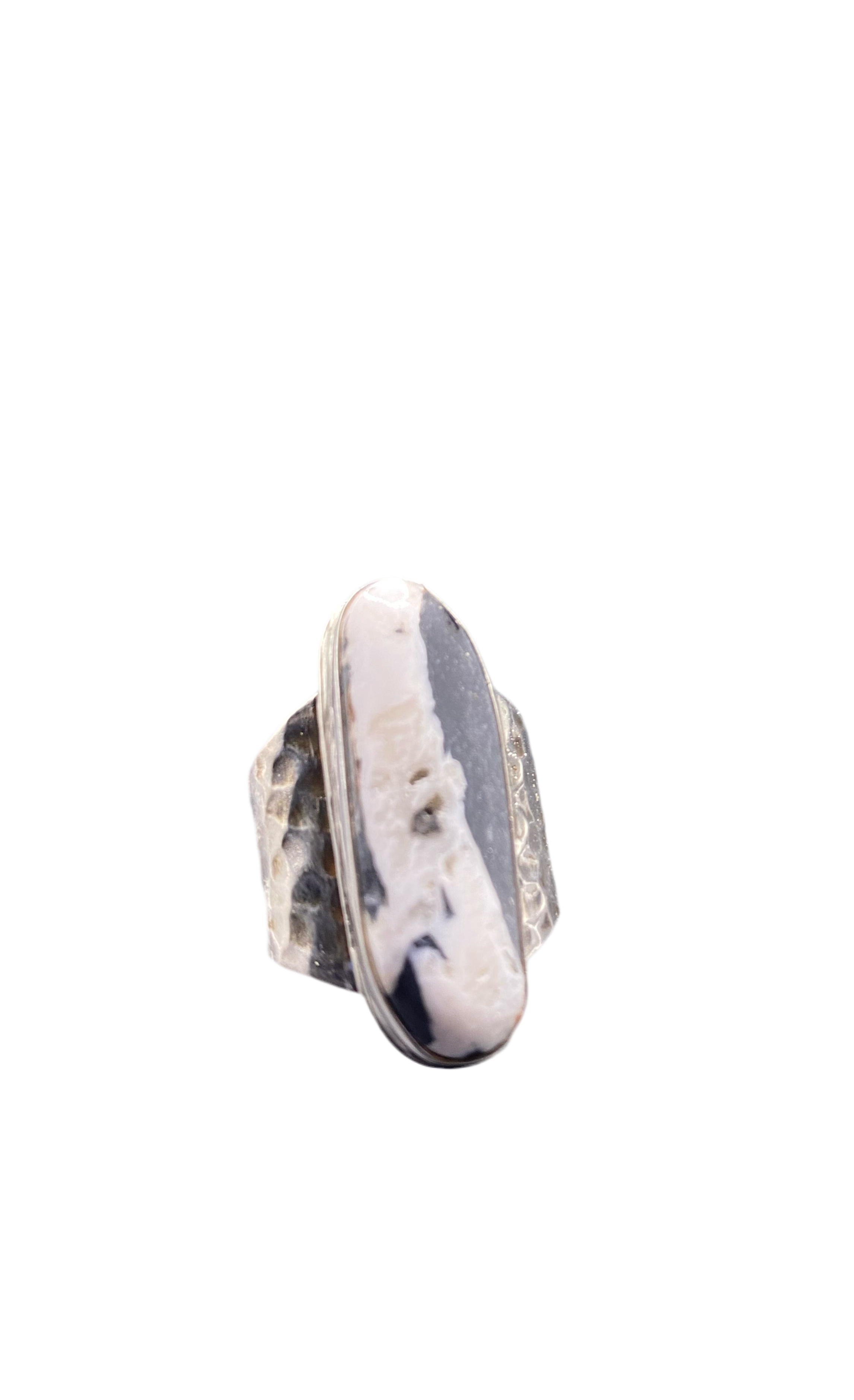 Callie Capps Silver - Wholesale Cocktail/Statement Ring - White Buffalo Turquoise Ring1