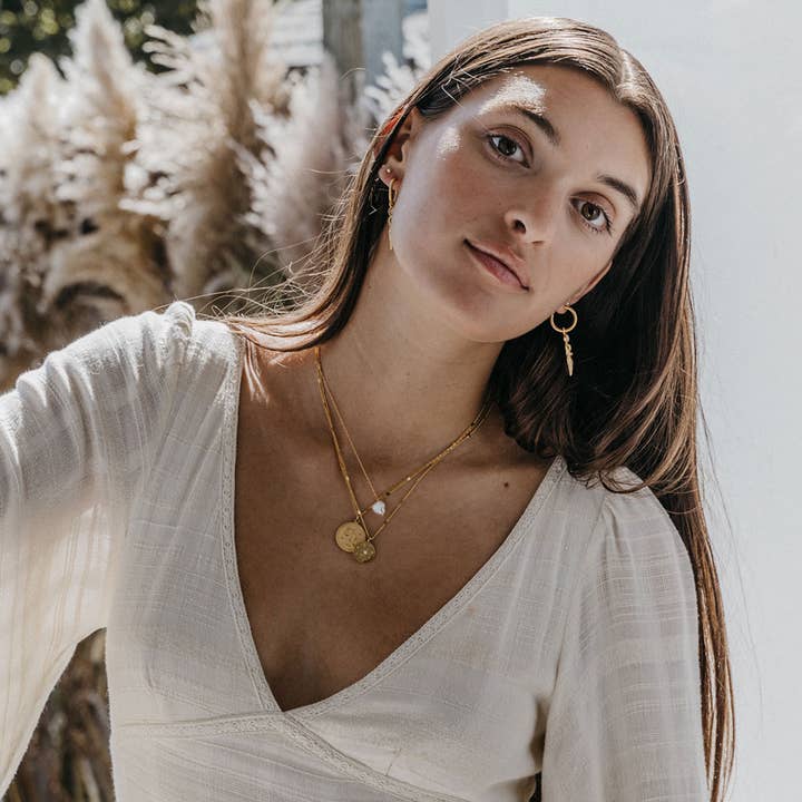 Amano Studio - Vendita all'ingrosso Collana con ciondolo/pendaglio - Medaglione zodiacale – singoli12