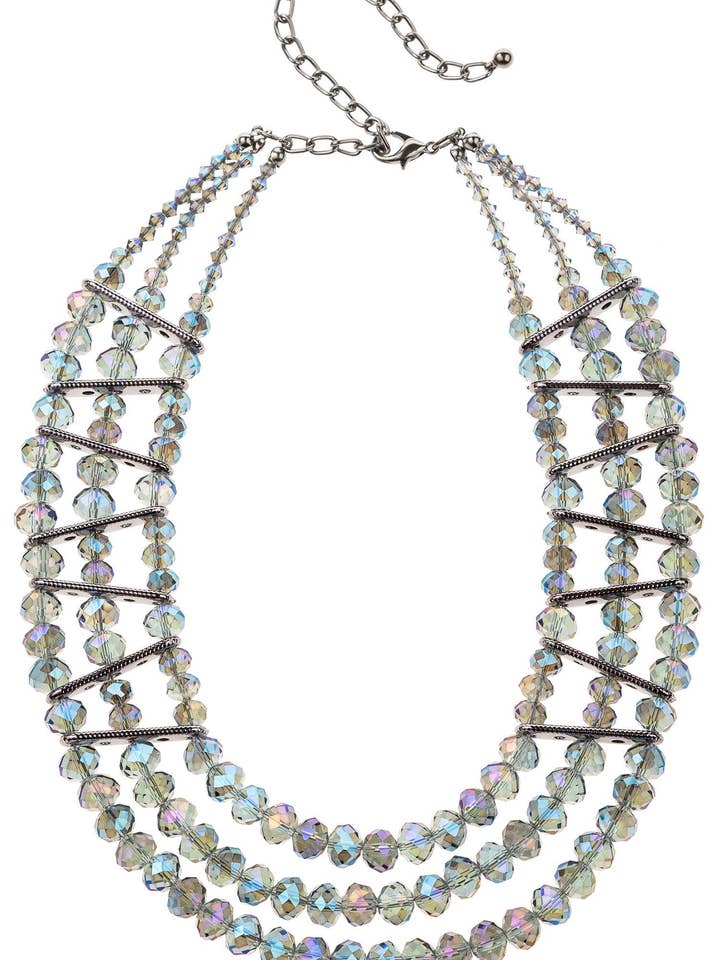 Amsterdam Statement Necklace - Light for wholesale by Eye Candy Los Angeles