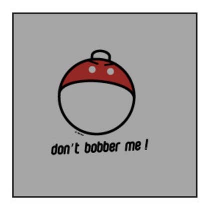 Sports Grey Don’t Bobber Me Tee Shirt for wholesale on Faire3