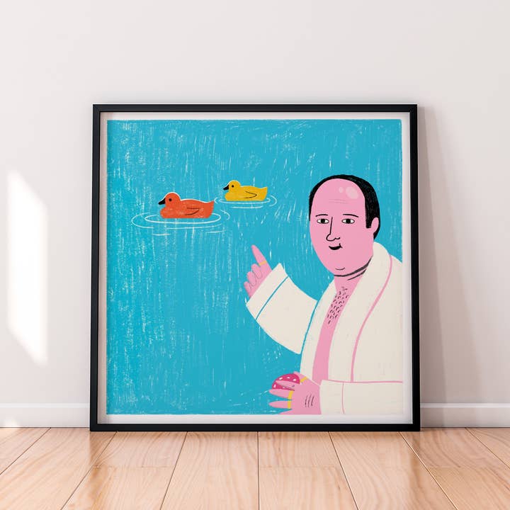 Cathy Hogan Illustration - Wholesale Art Print - Tony Soprano Print