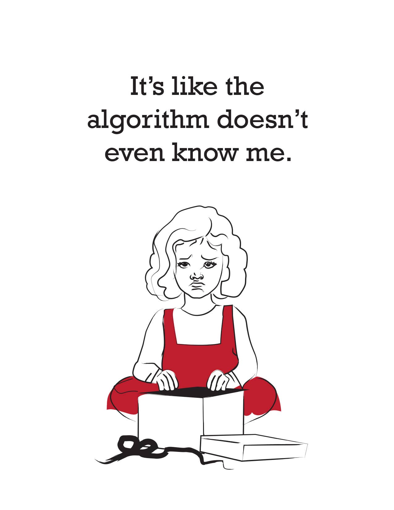 McBitterson's – Großhandel Weihnachtskarte – Der Algorithmus kennt mich nicht1