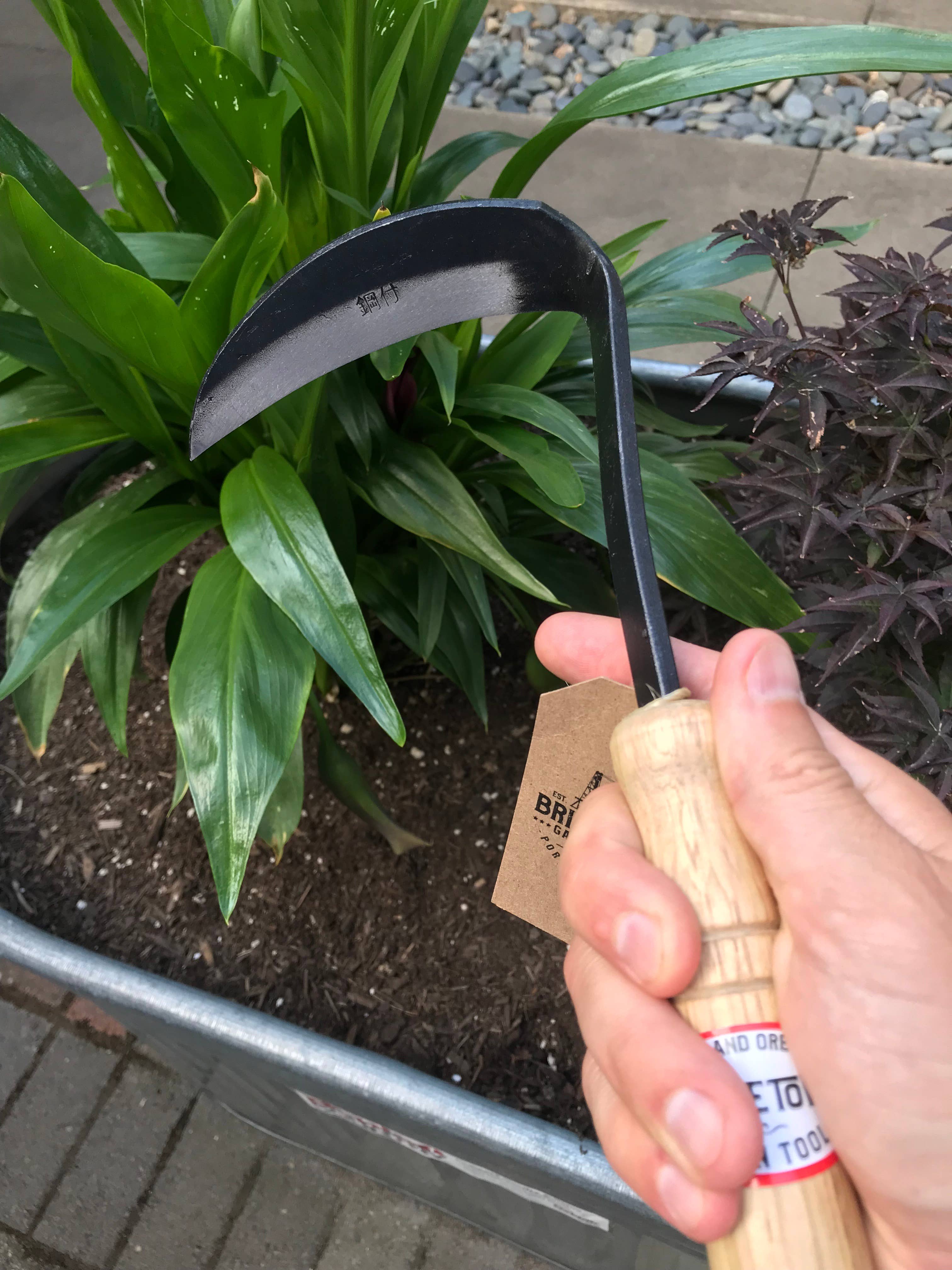 Bridgetown Garden Tools® - Wholesale Garden Tool - Mini Sickle Hoe1