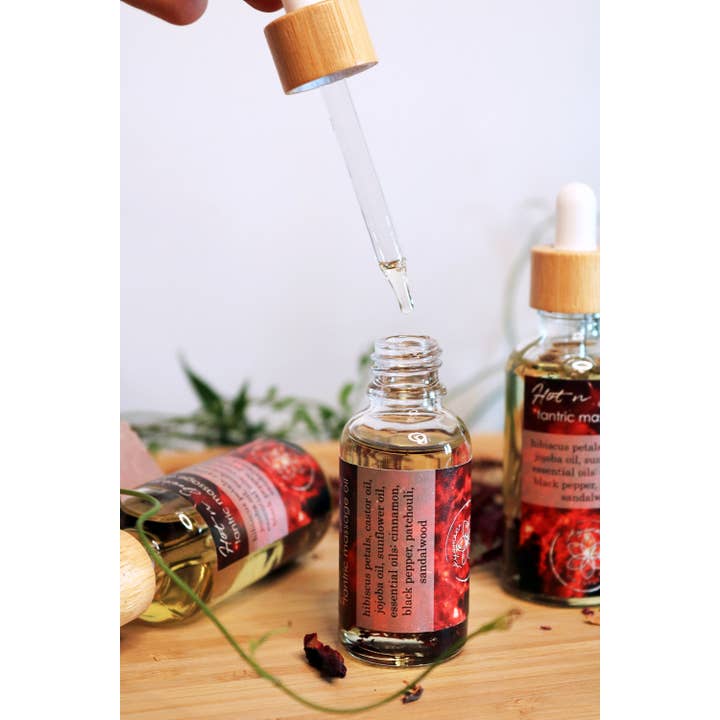 Ayamani Naturals - Vendita all'ingrosso Olio/gel per massaggi - Set di oli da massaggio tantrici, afrodisiaco alla vaniglia e speziato6