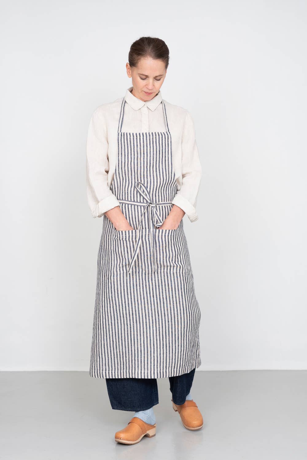 Fog Linen Work - Wholesale Apron - Linen Full Apron Jasper