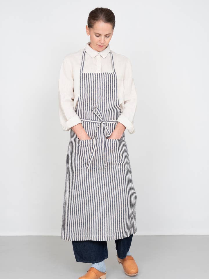 Tablier Complet en Lin Jasper pour la vente par Fog Linen Work