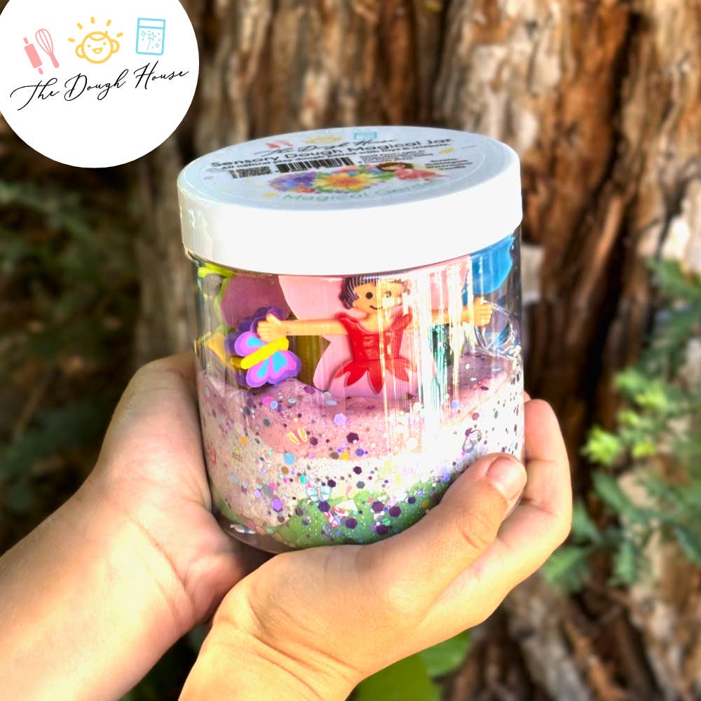 The Dough House - Wholesale Putty/Slime - Kids - Super Size Girly Garden Magical Jars