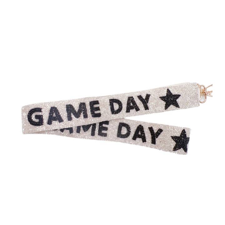 Game Day Silver/Black Strap for wholesale by Treasure Jewels Inc.