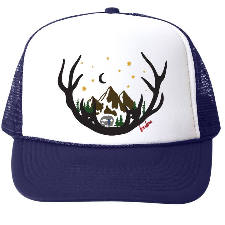 Bubu - Wholesale Trucker Hat - Unisex - Antlers Trucker Hat