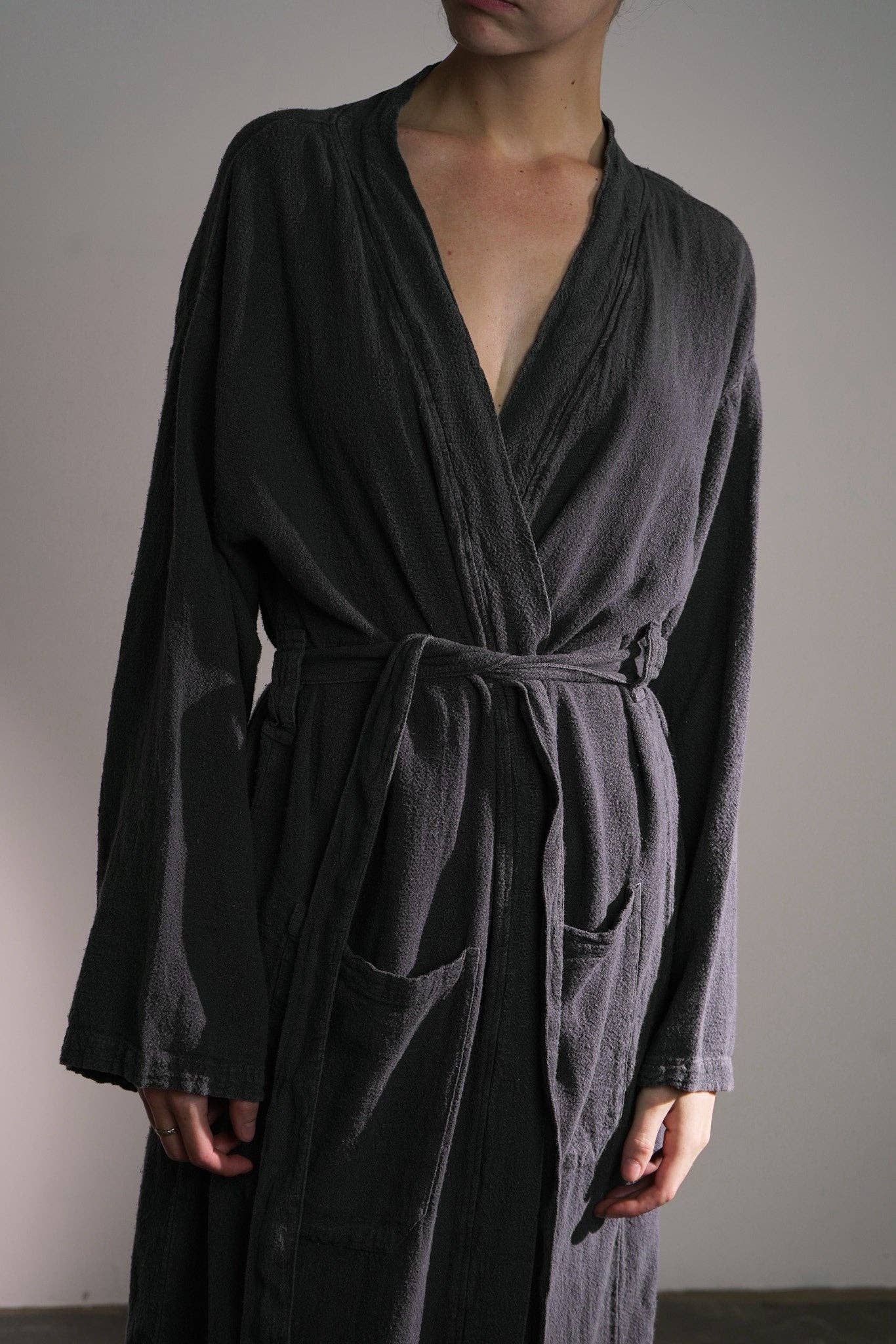 Maison Masarin - Wholesale Badjas - Dames - Kimono van ruw linnen3