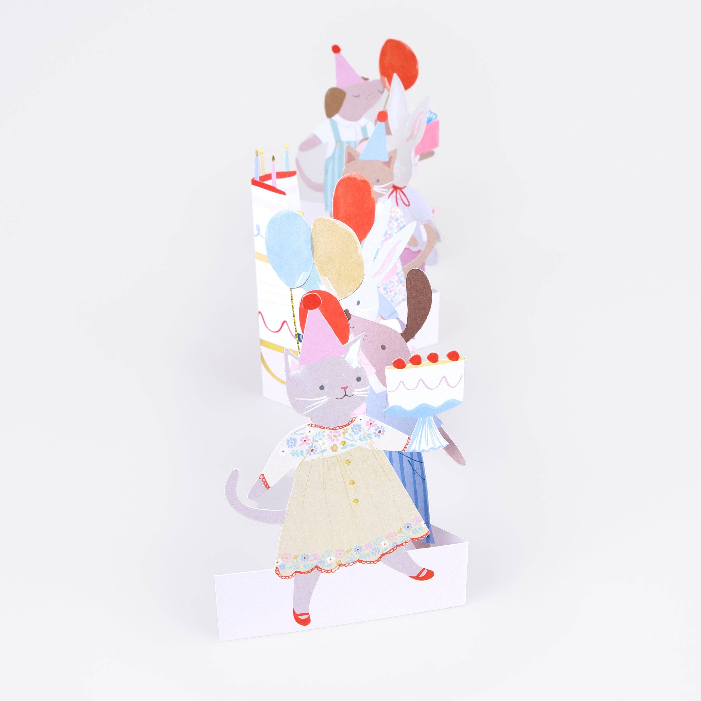 Meri Meri - Wholesale Birthday Card - Animal Friends Birthday Card2