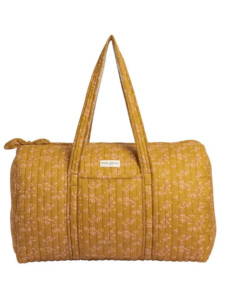 Weekendväska i bomull – Itsi Khaki för wholesale av Bindi Atelier