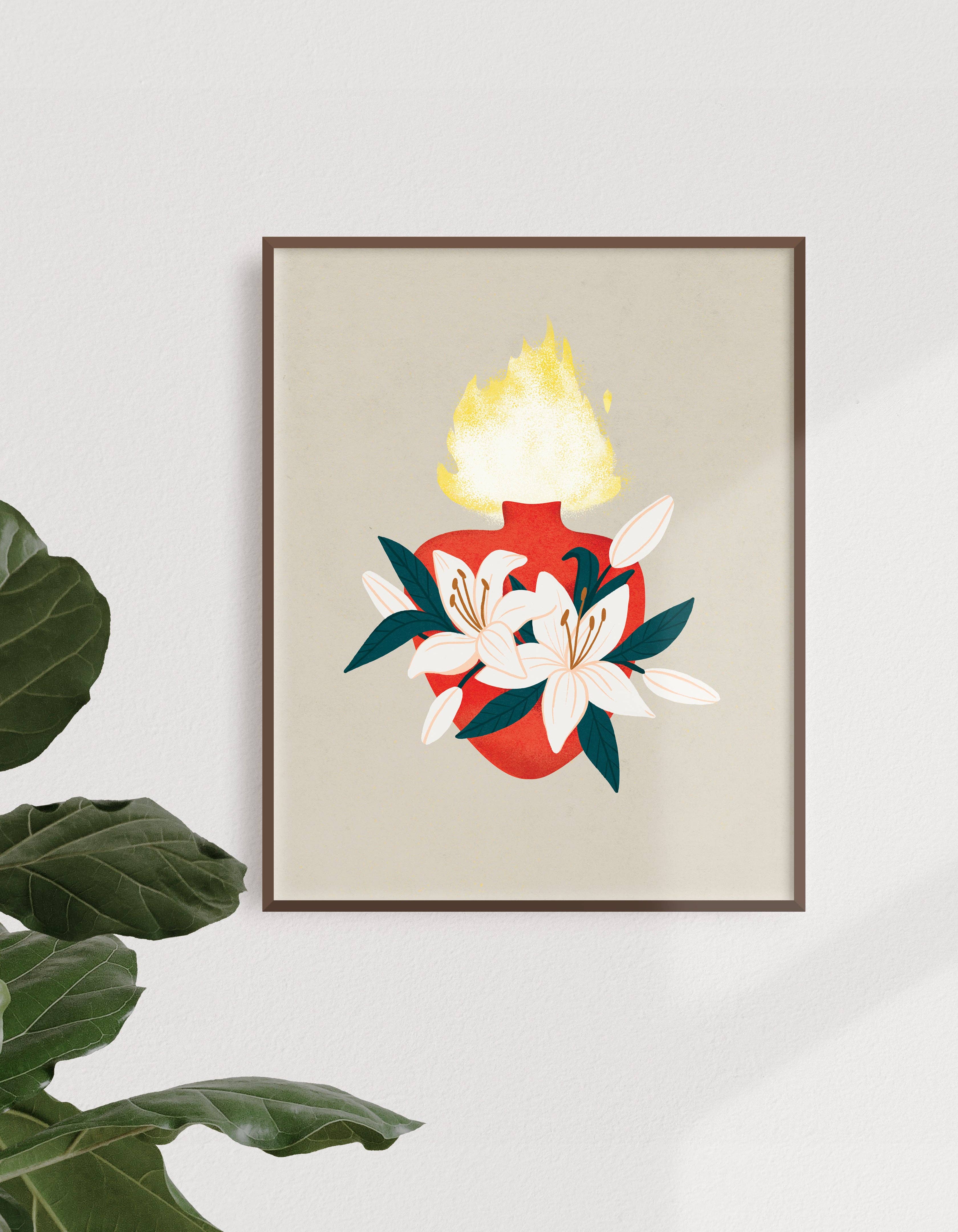 Providential Co. - Wholesale Art Print - Prints: Holy Family Hearts5