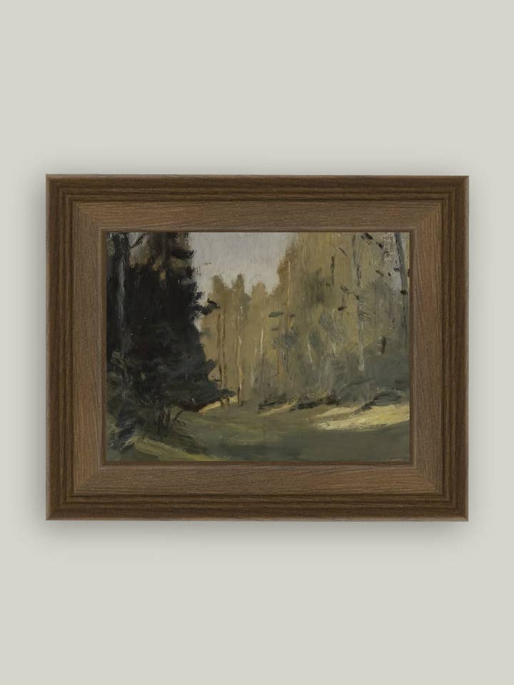 Walk in Vature Framed Antique Art for wholesale by Petal Lane Home