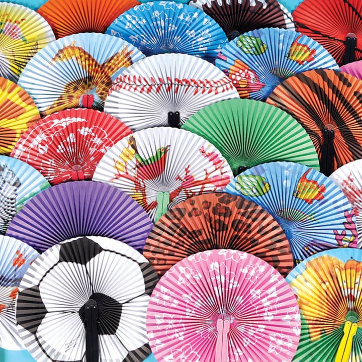 La Luna Bella - Toys - Wholesale Classic Toy - Kids - 10" FOLDING FAN ASSORTMENT LLB kids toys