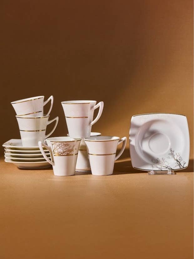 Professionel Karaca Autumn tyrkisk kaffe espressokop sæt - 85 ml (sæt med 6) for engroshandel hos Aladdin