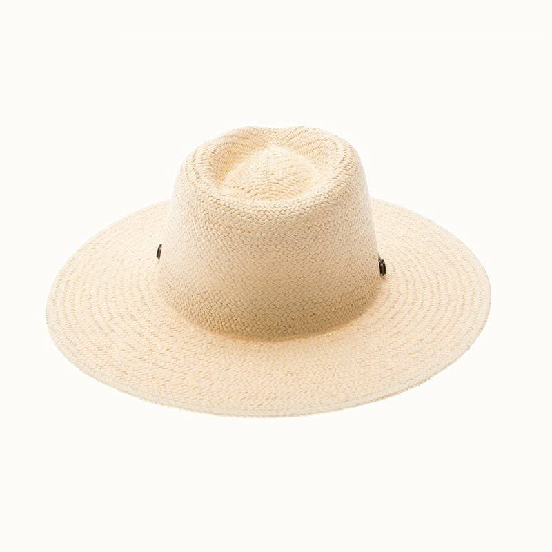 Olive & Pique - Wholesale Straw Hat - Unisex - Handwoven Ivory Toyo Straw Panama, Adjustable6