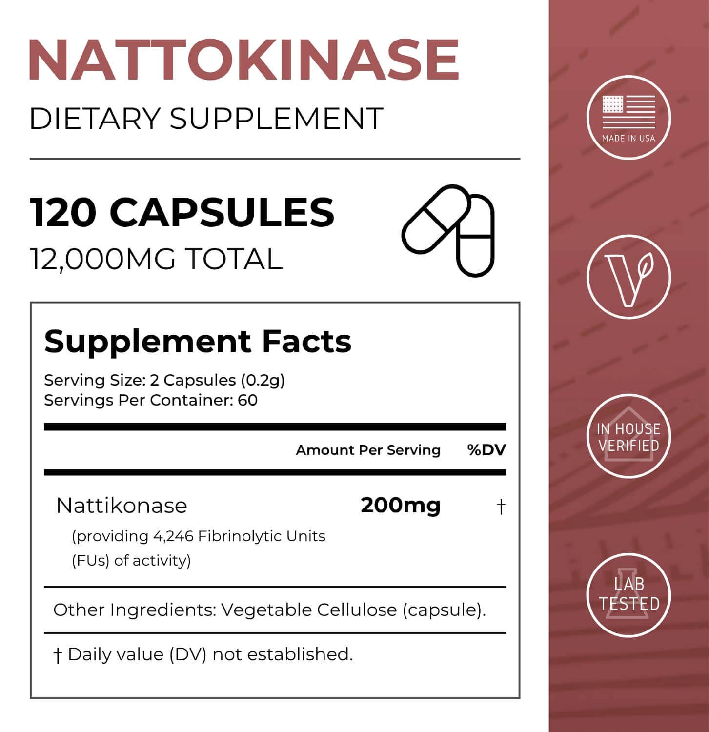 Neurogan Health – Großhandel Nahrungsergänzungsmittel/Vitamin zum Einnehmen – Nattokinase-Kapseln1