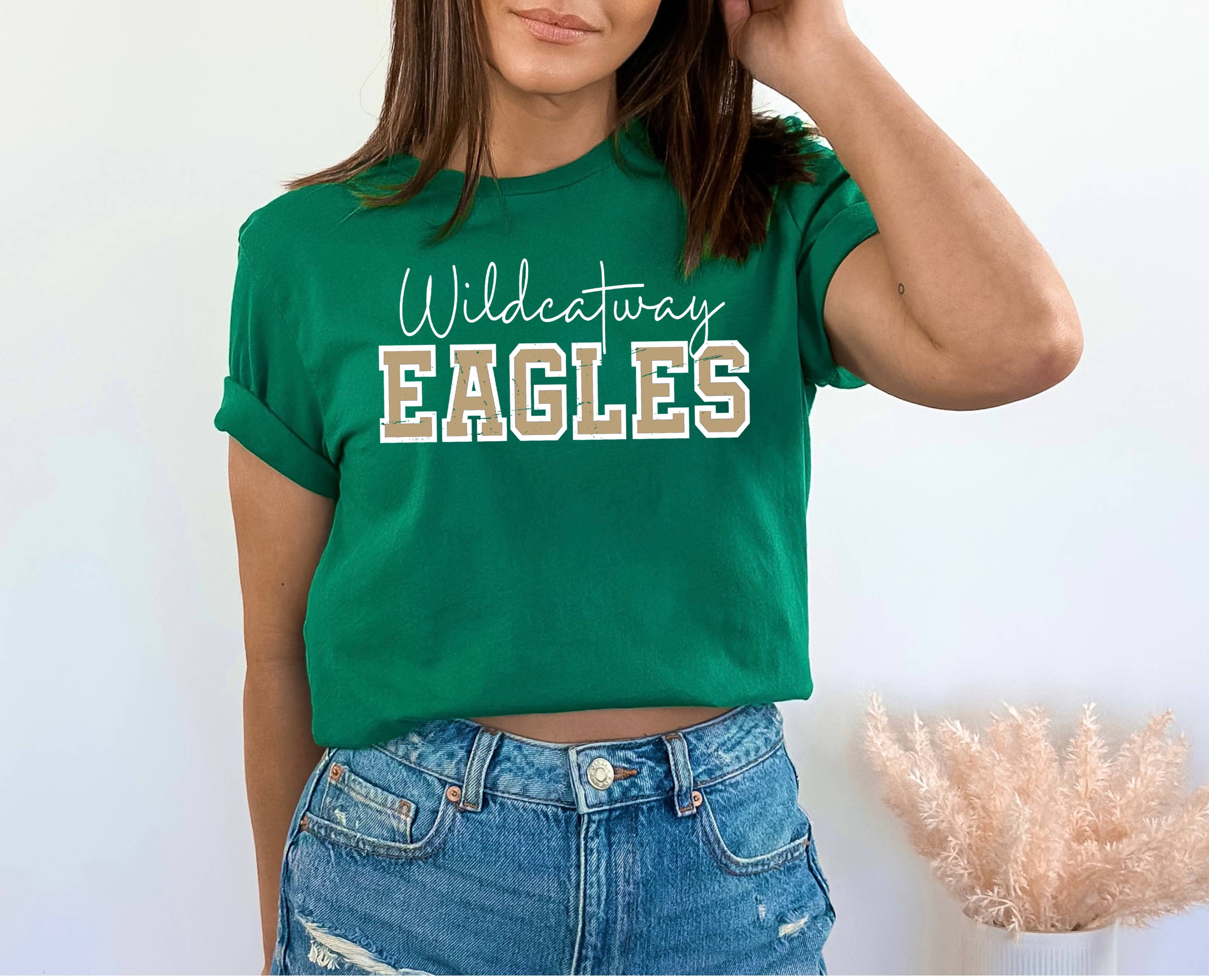 Custom T Story - Vente T-shirt sérigraphié – femme - Chemise de mascotte personnalisée, Chemise d'esprit scolaire personnalisée, équipe 1