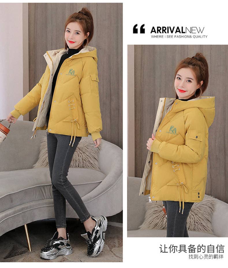 Marayn - Wholesale Puffer Jacket - Women's - Chic 2025 Winter Puffer Jacket Korean Style Warm Loose #227
