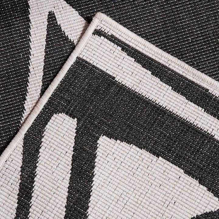 Schwarz AF ARIBIA Wendbarer Outdoor-Teppich aus Polypropylen für den Großhandel auf Faire1