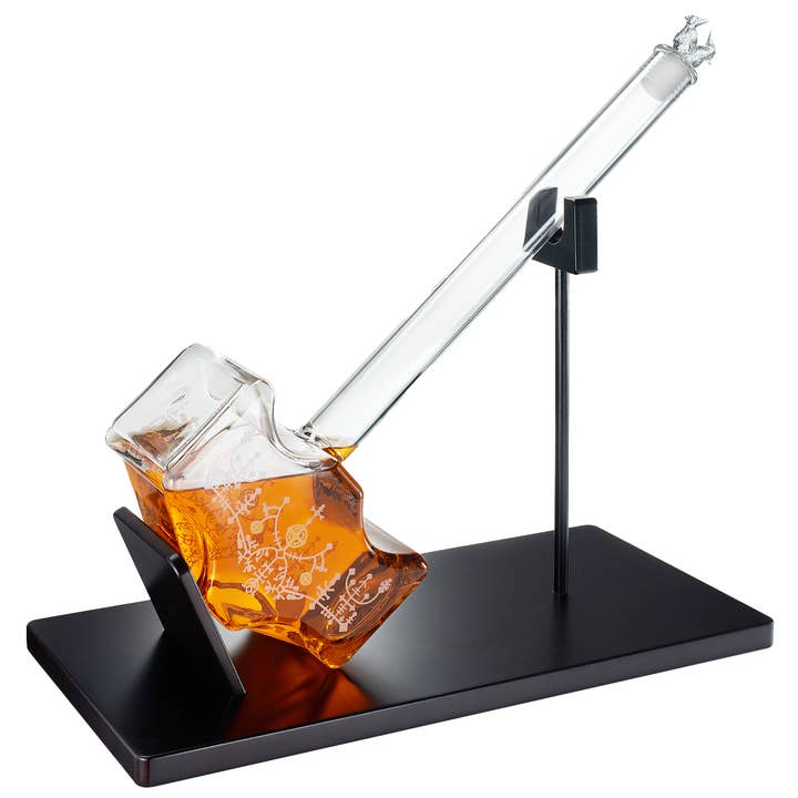 Thors Mjölnir Whiskey and Wine Decanter | 1800 ml for wholesale by The Wine Savant / Khen Glassware