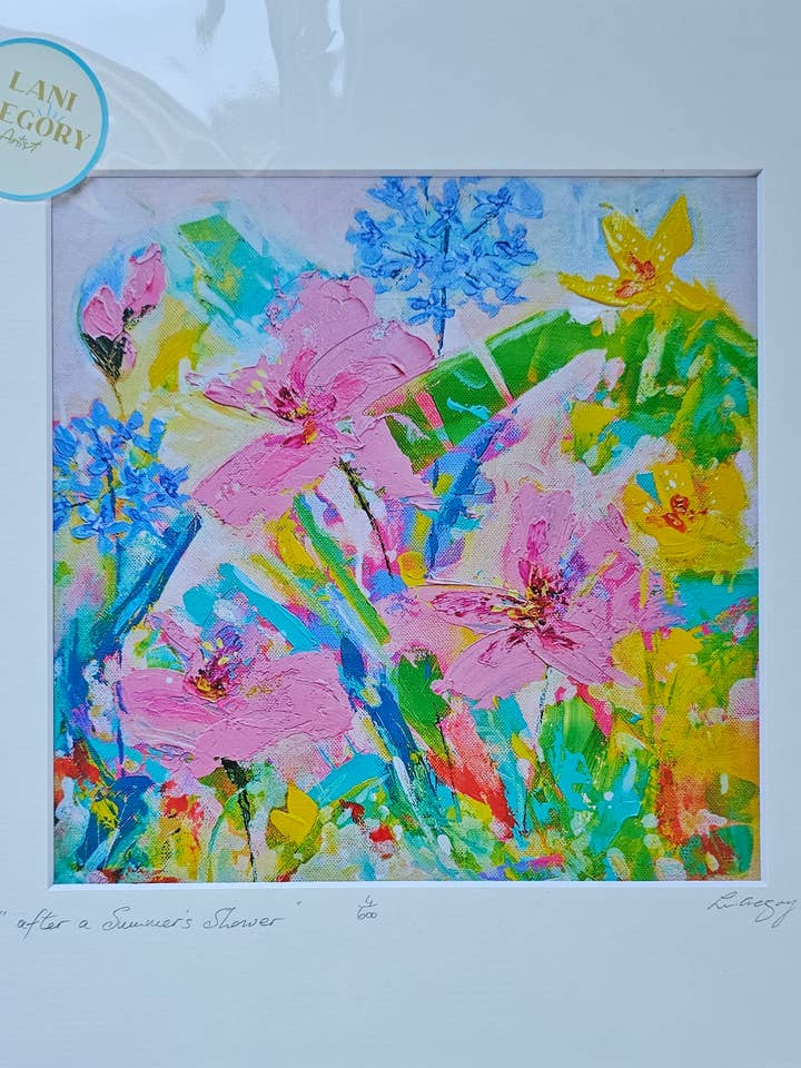 "após um aguaceiro de Verão" Edição Limitada por atacado de Lani Gregory - Art