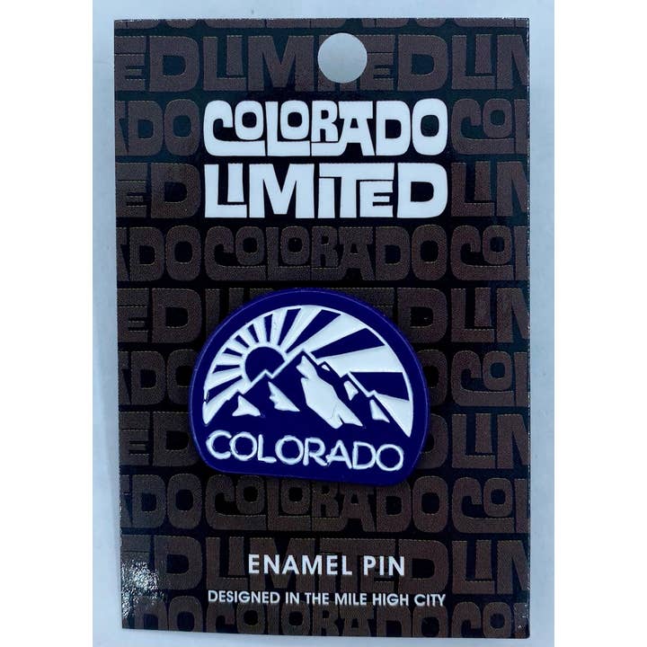Colorado Limited - Wholesale Lapel Pin/Button - Colorado Solar Rayz Enamel Pin
