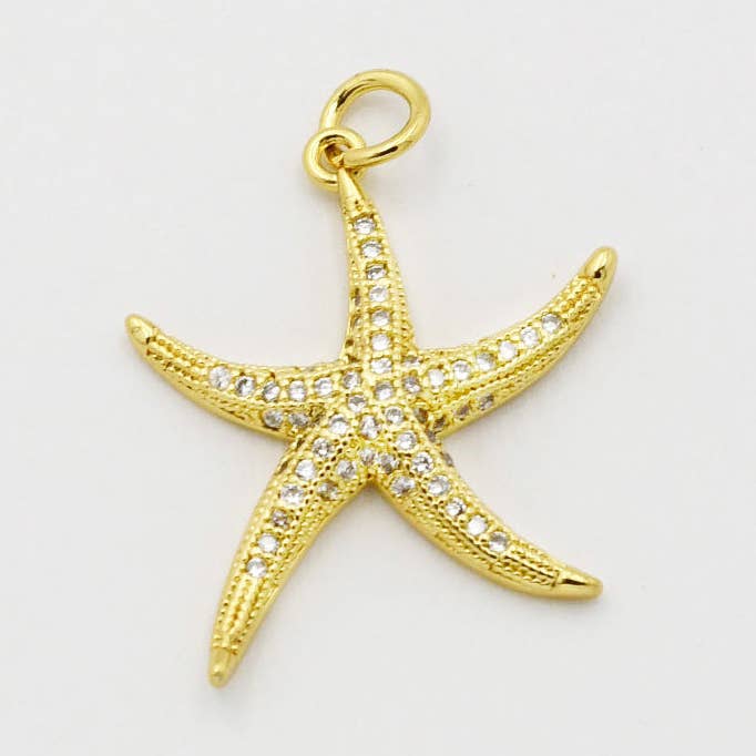 Starfish Charm for wholesale by Treasure Jewels Inc.