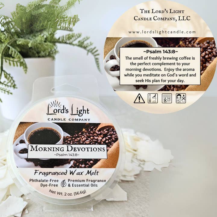 Lord's Light Candle - Wholesale Wax Melt - Highly Fragranced Faith-Based Wax Melt6