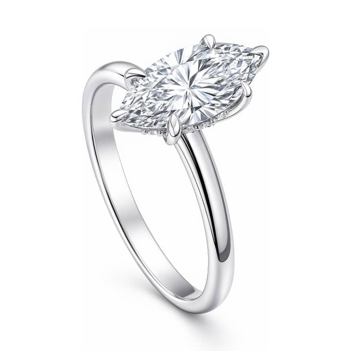 BERRICLE Sterling Silver Solitaire 1.6ct CZ Engagement Ring for wholesale by BERRICLE