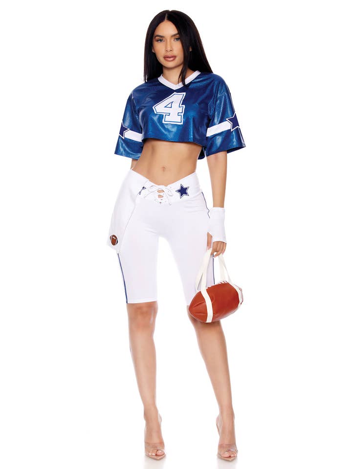 Multicolor Star MVP Sexy Football Player Costume for wholesale on Faire