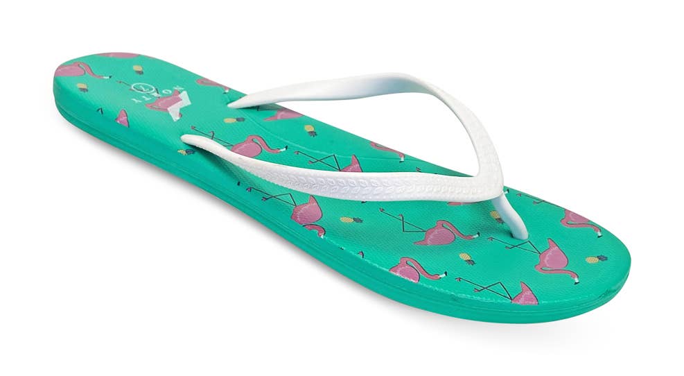 The Norty Brand - Vendita all'ingrosso Infradito - Donna - Norty Sandali Infradito Donna in EVA con Fenicotteri Preconfezionati 22017B3