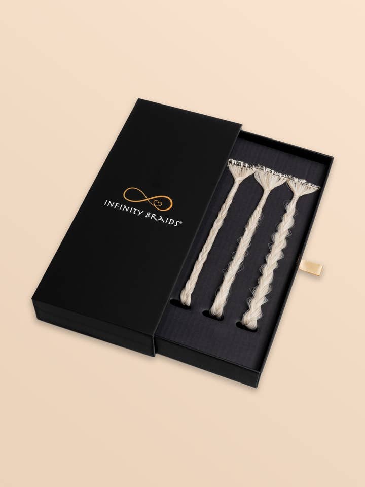 Infinity Braids® - Infinity Braidies - Ashy Ribbon voor wholesale door Infinity Braids