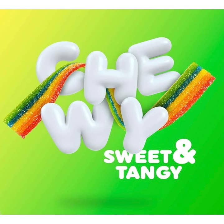 O'Shea's Candies Sweet Shop - Wholesale Gummy - Impulse Airhead Extreme Rainbow 🌈 18ct Display Box2