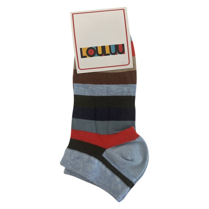 Calcetines de corte bajo a rayas Louluu para venta al por mayor de Fashiontight